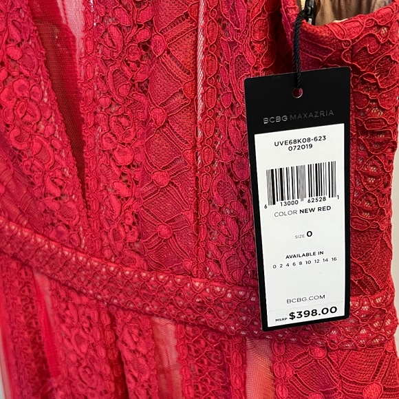 BCBG Andi Handkerchief Dress sz 0 - Picture 3 of 4